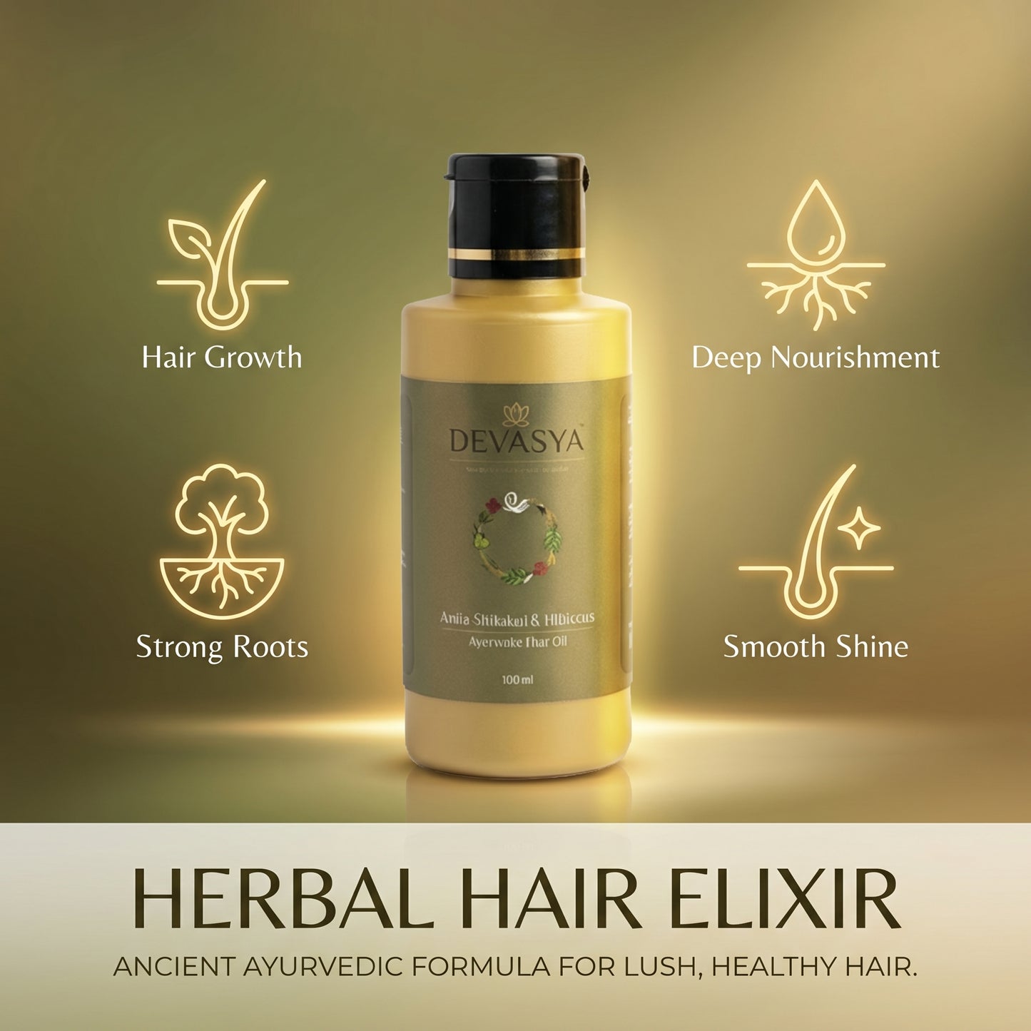 Devasya Panchgavya Hair Elixir | 100% Handmade Scalp & Growth Oil (100ml) ✨🌿