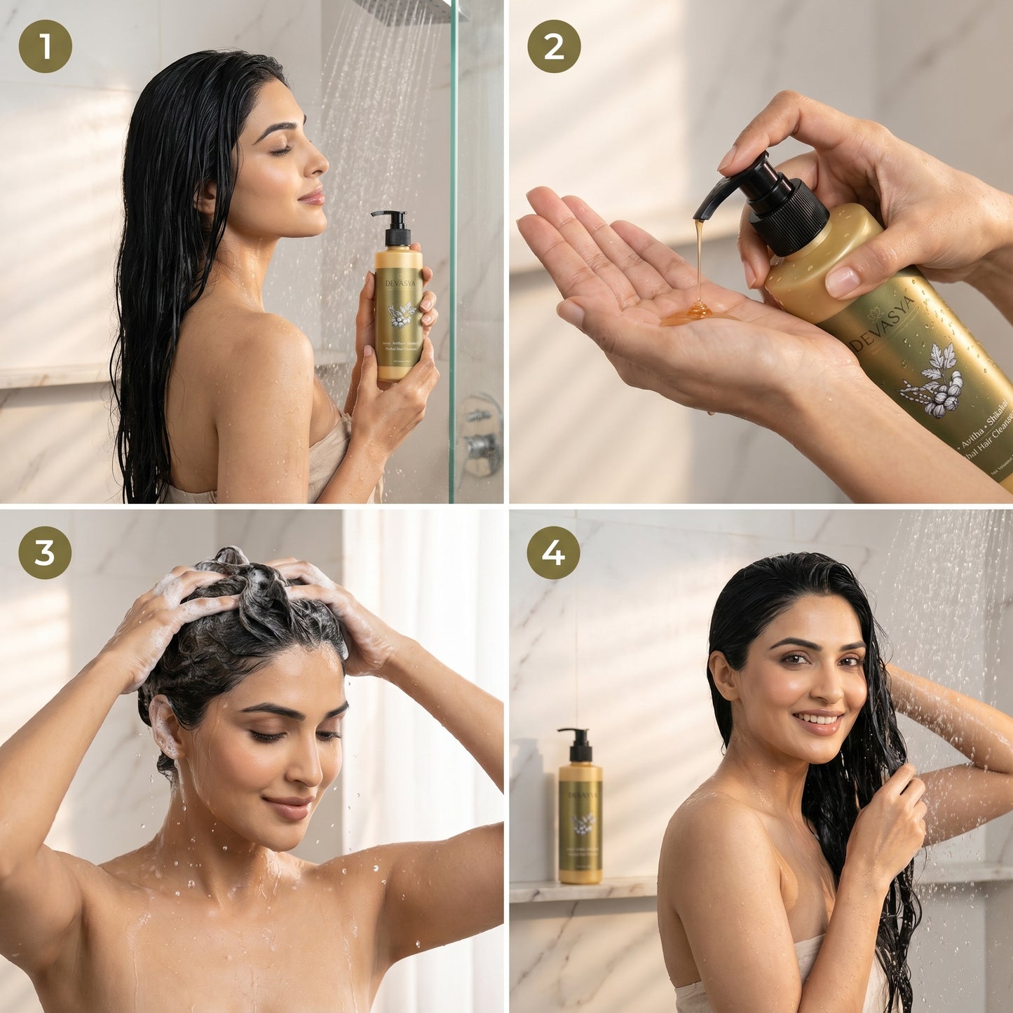 Devasya Handmade Hair Cleanser | 100% Chemical-Free Ayurvedic Ritual (250ml) ✨🌿
