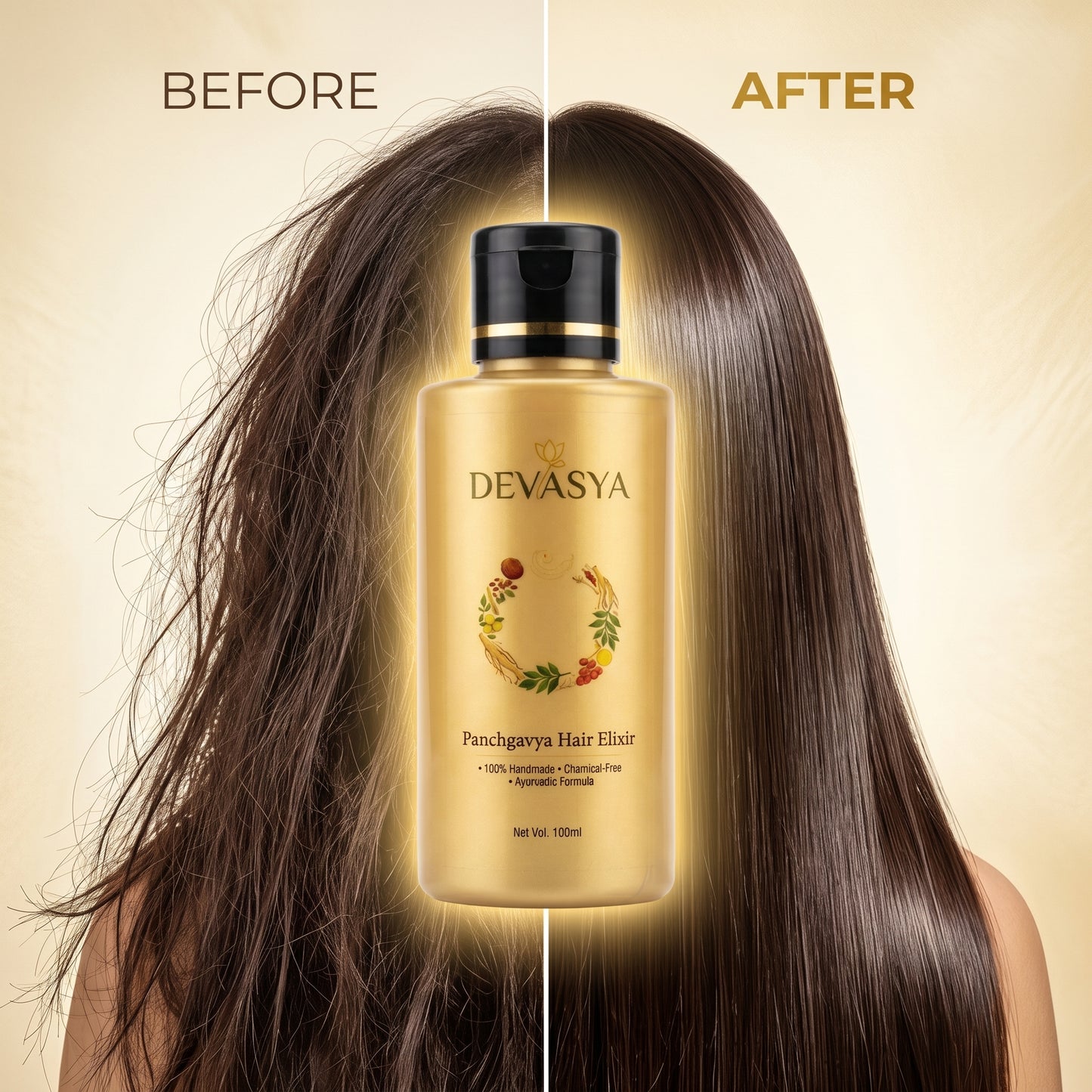 Devasya Panchgavya Hair Elixir | 100% Handmade Scalp & Growth Oil (100ml) ✨🌿