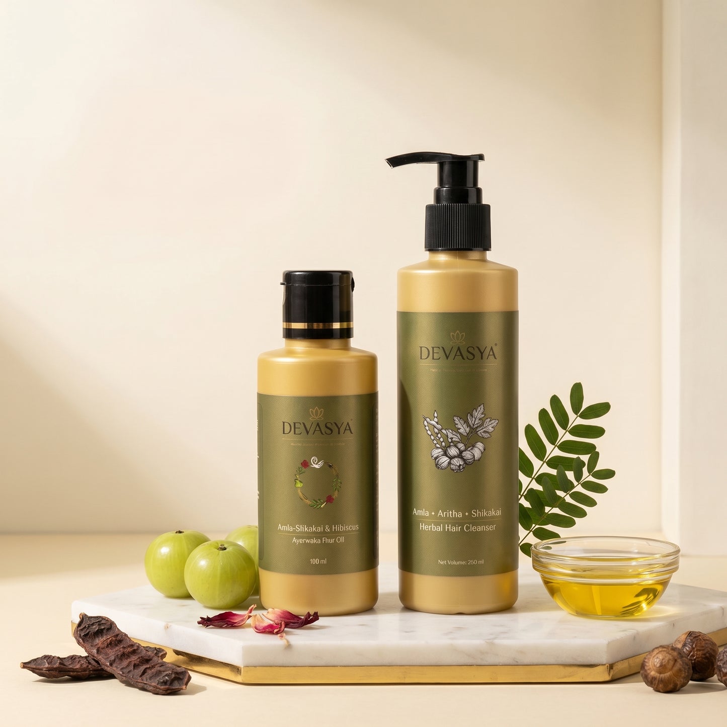 The Devasya Divine Hair Ritual | 100% Handmade Elixir & Cleanser Combo ✨🌿